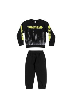 Conjunto Blusão e Calça Lettering Elian