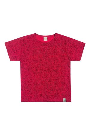 Camiseta infantil unisex peixinhos Elian Vermelho