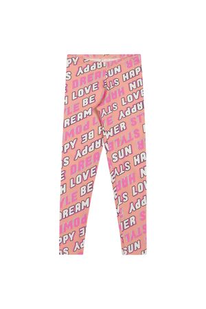 Legging Feminina Infatil Estampada Elian Rosa