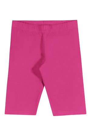 Bermuda Infantil Menina Ciclista Básica Elian Rosa