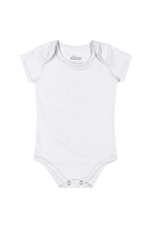 Body Infantil Unissex Básico Elian Branco