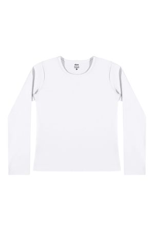 Blusa Infantil Menina Básica Elian Branco
