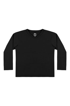 Camiseta Infantil Menino Básica Elian Preto