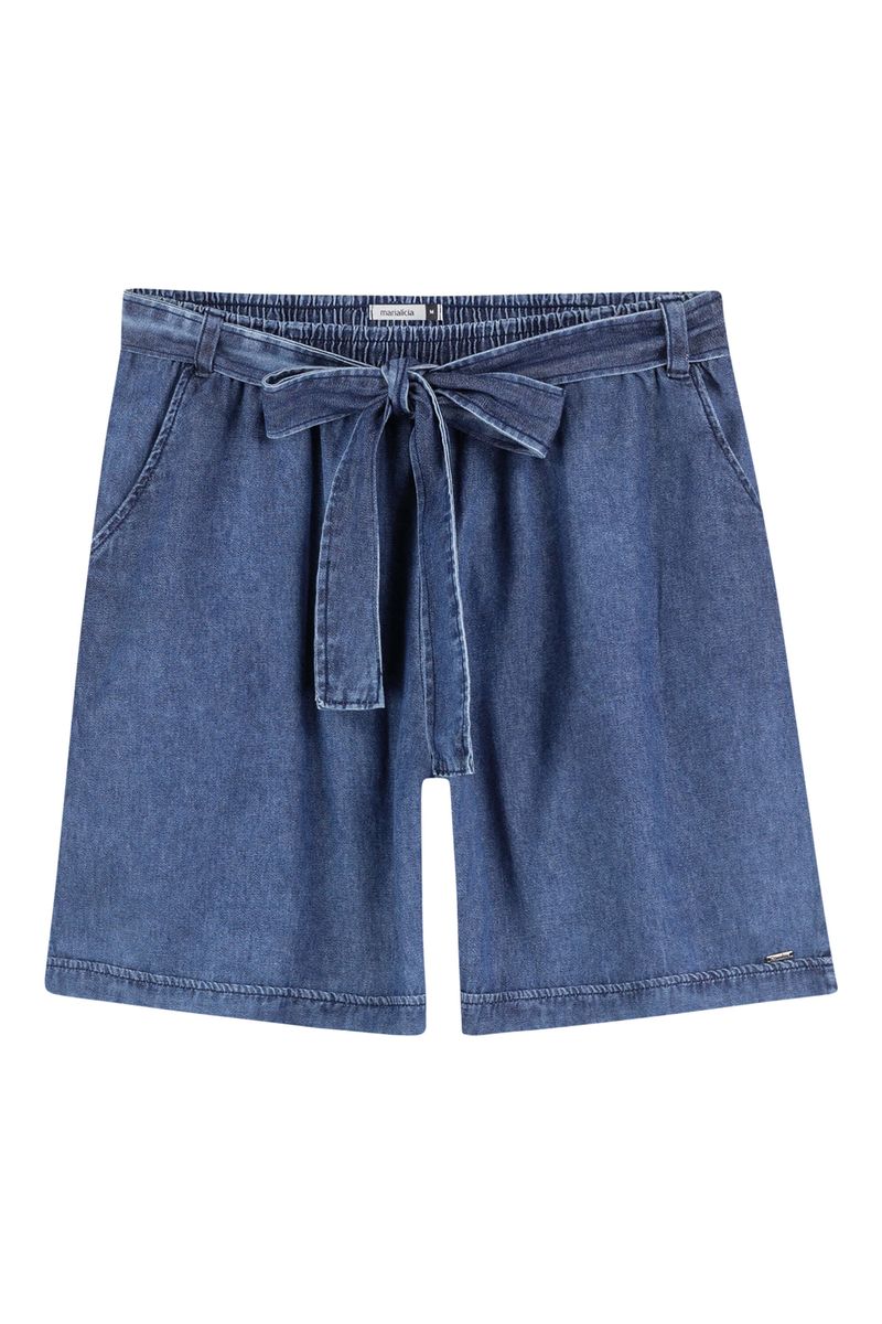 shorts jeans. roupas da moda para mulheres. vestuário têxtil azul