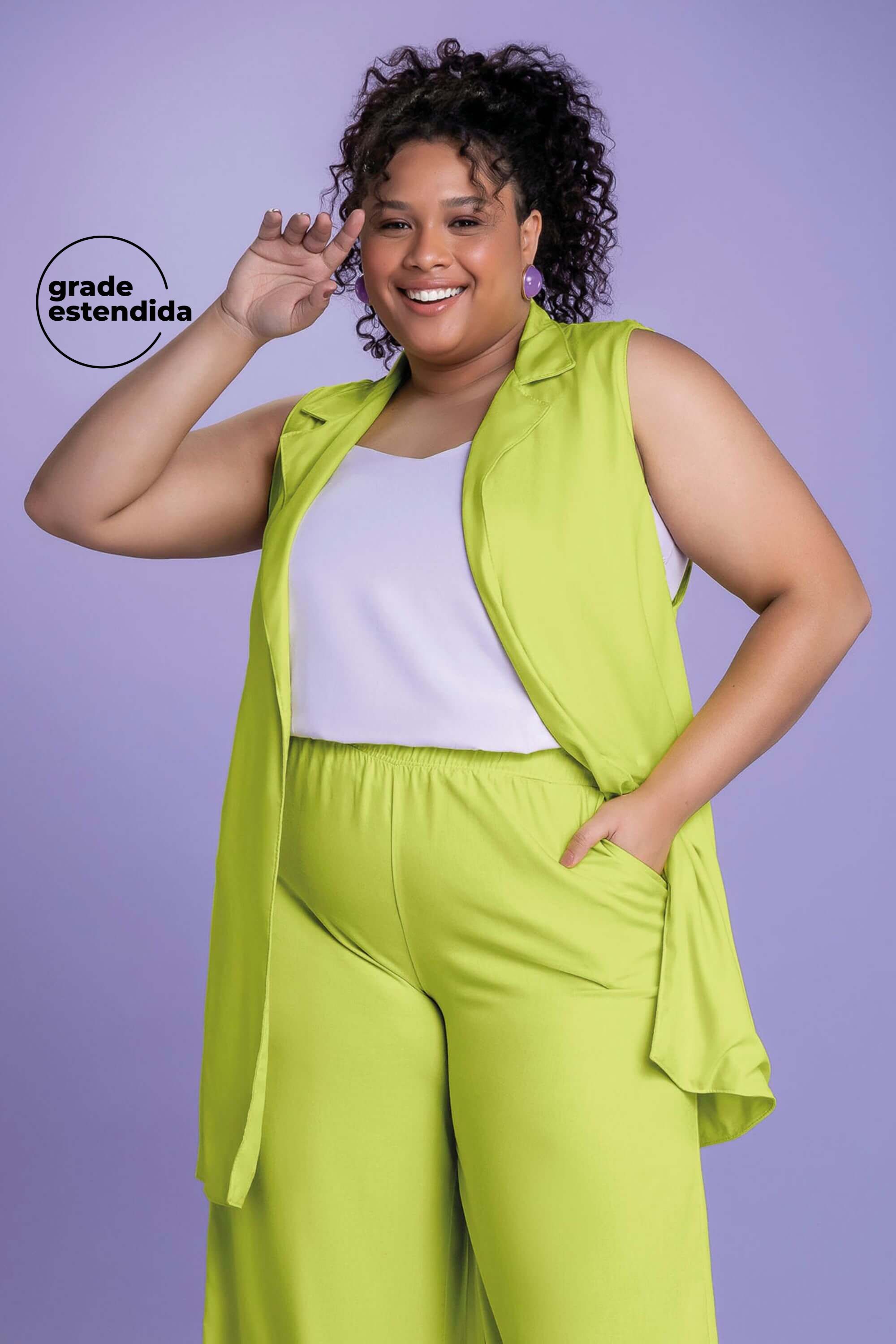 Conjunto 3 Pçs Lari Plus Size