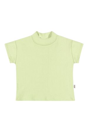 Blusa Infantil Menina Gola Alta Básica Elian Verde