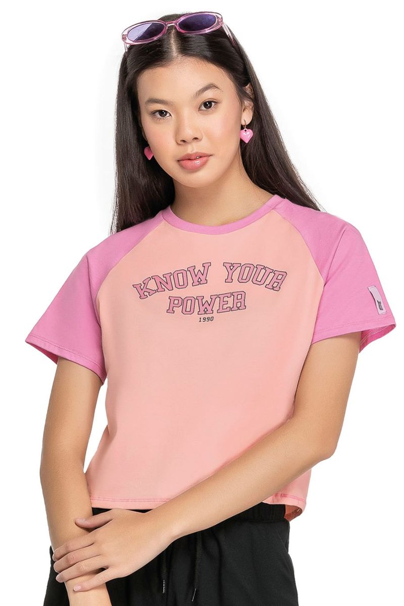 Blusa Juvenil Estampa Frontal Tam 12 A 18 - Compre Agora