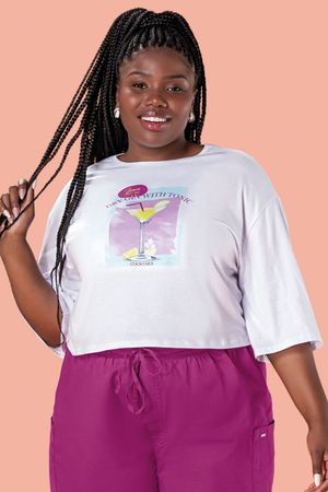 Blusa Feminina Estampas Diferenciadas Marialícia Branco