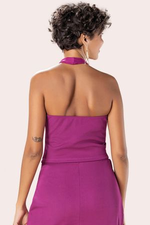 Blusa Feminina Frente Única Marialícia Rosa