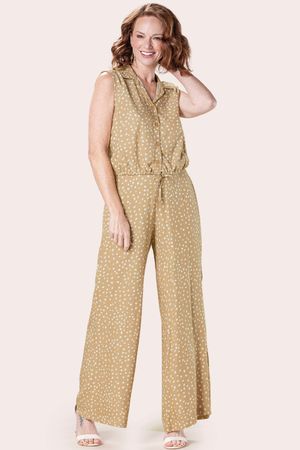Camisa Feminina Regata com Amarração Marialícia Bege