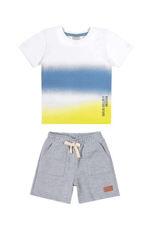 Conjunto Infantil Menino Building A Better Future Colorittá Branco