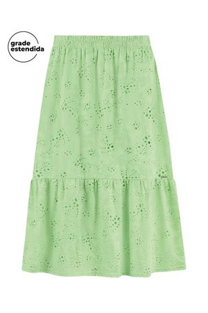 Saia Feminino Marialícia Verde Claro