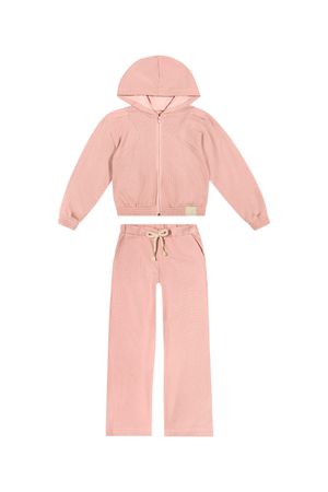 Conjunto Infantil Menina Rosa Claro