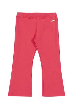 Calça Infantil Menina Flare Moletom Elian Rosa