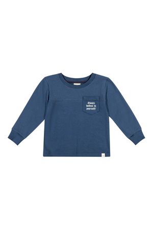 Camiseta Infantil Menino Believe In Yourself Colorittá Azul