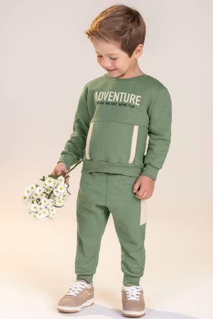 Conjunto Infantil Menino Adventure Colorittá Verde
