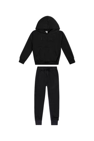 Conjunto Infantil Menino Liso Future Colorittá Preto