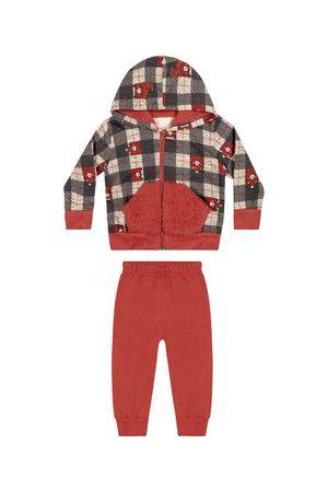 Conjunto Bebê Menino Fun Ursos Elian Laranja