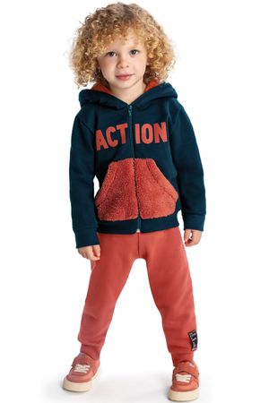 Conjunto Infantil Menino Action Elian Azul