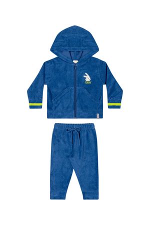 Conjunto Bebê Menino Funny Elian Azul