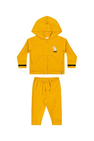 Conjunto Bebê Menino Funny Elian Amarelo