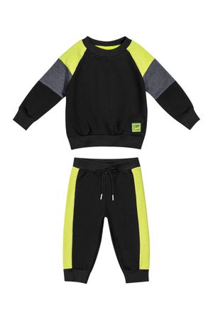 Conjunto Bebê Menino Tricolor Future Boy Colorittá Preto