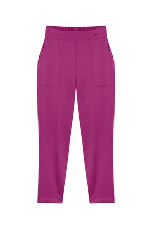 Calça Feminina em Moletinho de Viscose Marialícia Roxo
