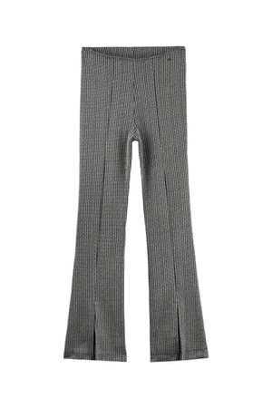 Calça Feminina Tweed Flare Marialícia Preto