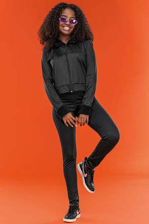 Calça Juvenil Menina Techno Wool Elian Beats Preto