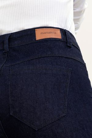 Calça Jeans Feminino Marialícia Azul Marinho