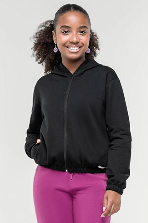 Jaqueta Juvenil Menina Elian Beats Preto