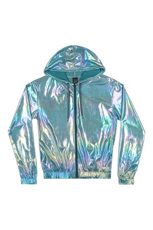 Jaqueta Juvenil Menina Holográfica Elian Beats Verde