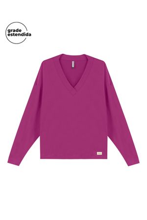 Blusa Feminino Marialícia Roxo