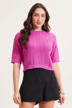 Short Feminino Peixes Alfaiataria Marialícia Preto