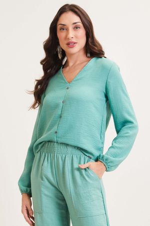Blusa Feminino Marialícia Verde Claro