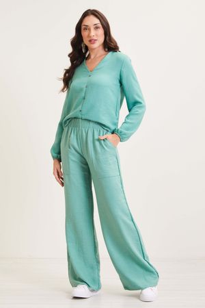 Blusa Feminino Marialícia Verde Claro