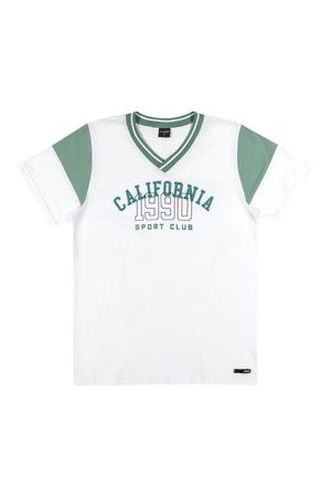 Camiseta Juvenil Masculina com Estampa nas Costas Beats Branco