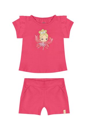 Conjunto Bebê Menina Fadinha Elian Rosa