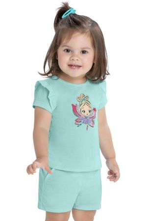Conjunto Bebê Menina Fadinha Elian Verde
