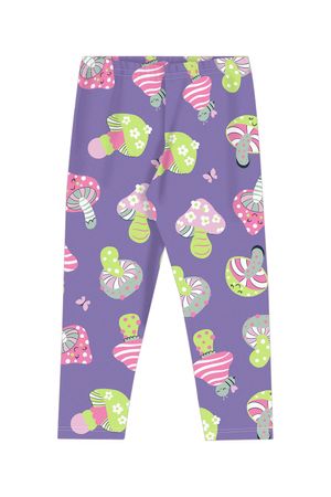 Calça Infantil Menina Estampada Elian Lilás
