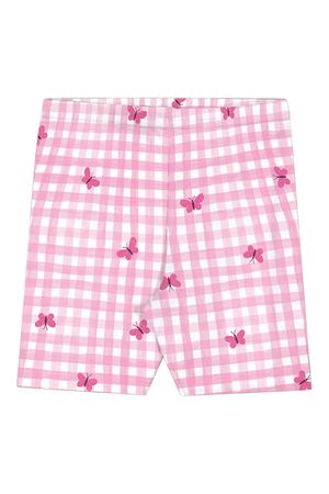 Ciclista Infantil Menina Estampada Elian Rosa
