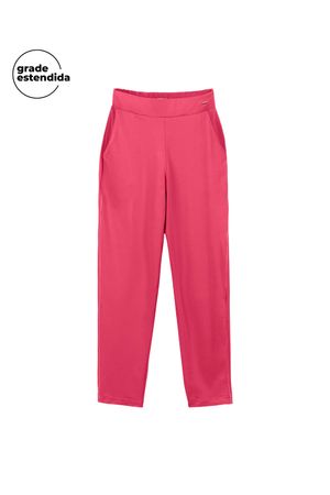 Calça Feminina Moletinho Marialícia Rosa