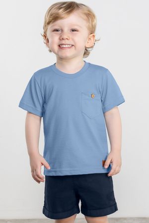 Conjunto Infantil Menino com Bolso Colorittá Azul
