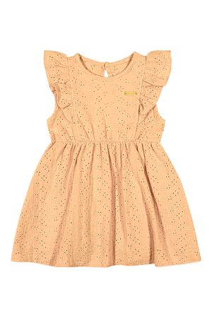 Vestido Bebê Menina em Laise Colorittá Laranja