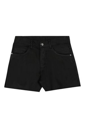 Shorts Juvenil Feminino em Sarja Beats Preto