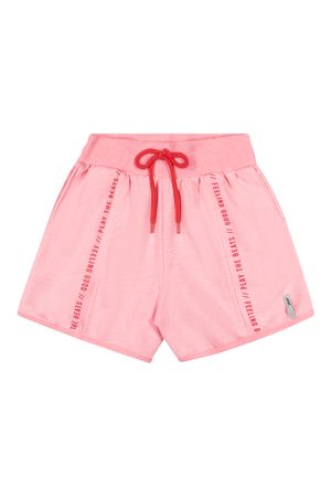 Shorts Juvenil Feminino com Elástico Beats Rosa