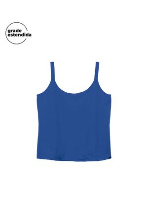 Regata Feminina Ampla Marialícia Azul