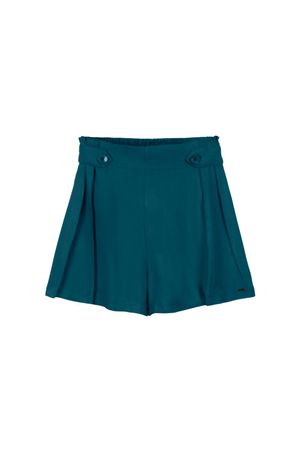Shorts Feminino Franzido Marialícia Verde