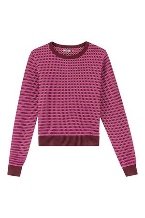 Blusão Feminino em Tricot Marialícia Marrom