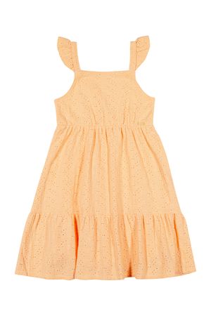 Vestido Infantil Menina em Laise Colorittá Laranja